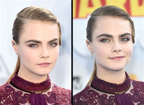 cara delevingne before and after.